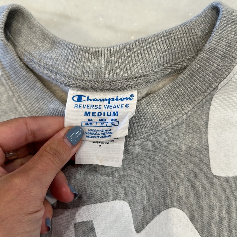 Champion Reverse Weave All Over Pattern Pullover - image 5